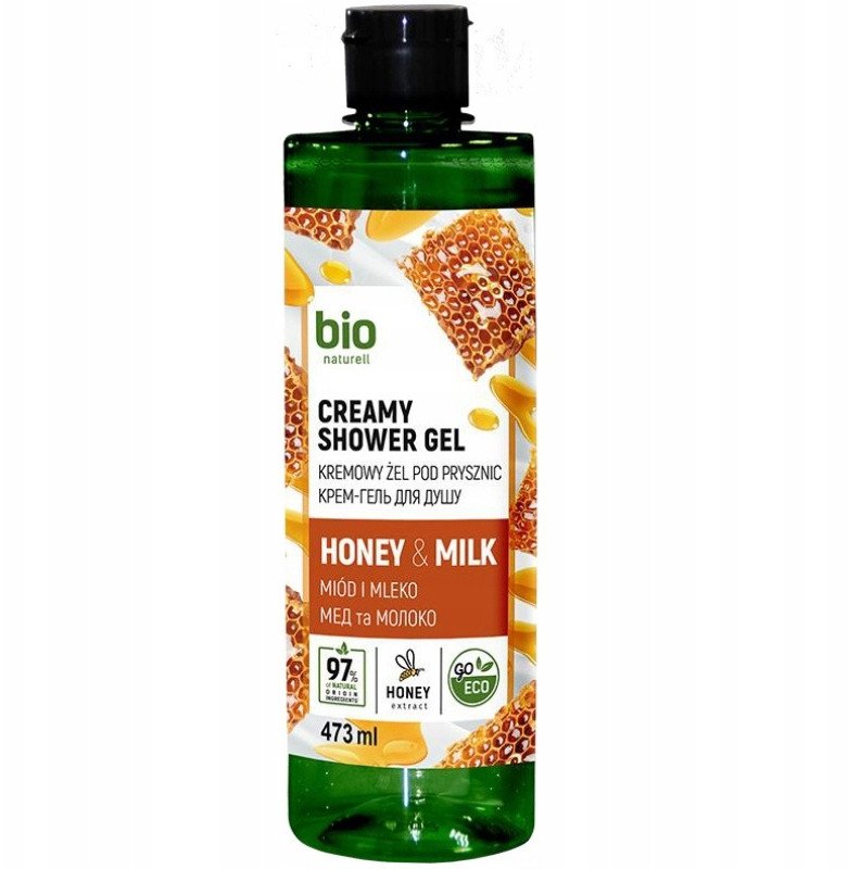 Bio Naturell Żel pod prysznic Miód i Mleko 473ml