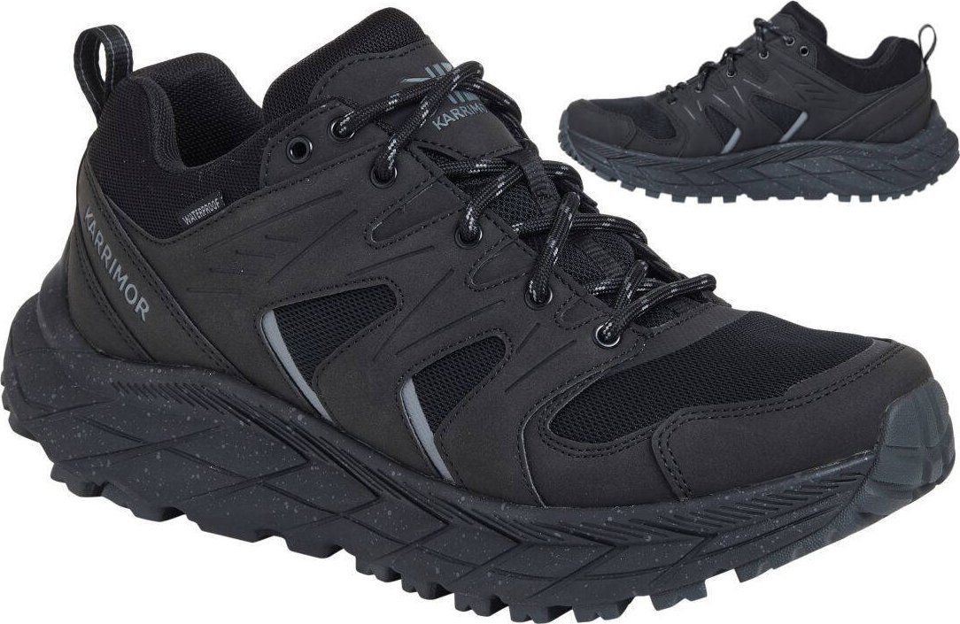 Buty trekkingowe męskie Karrimor MĘSKIE BUTY TREKKINGOWE TURYSTYCZNE KARRIMOR KESTRAL LOW K1110-BLK