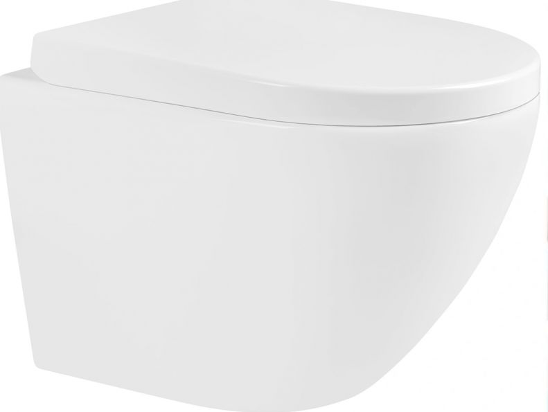 Miska WC Mexen Mexen Lena miska wc Rimless z deską wolnoopadającą twarda, duroplast, biała - 30220200