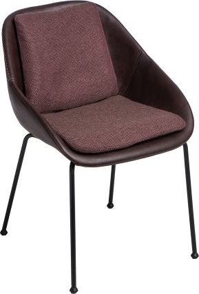 Maduu Studio Krzesło Poter Soft brązowe ciemne