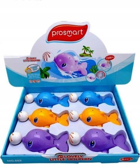 Ciuciubabka Delfin biega pływa 101105 mix cena za 1 szt