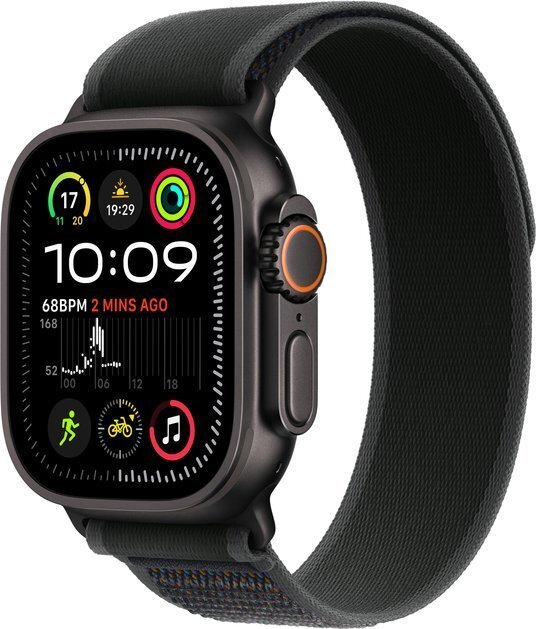 Smartwatch Apple Watch Ultra 2 GPS + Cellular 49mm Black Titanium Case Trail Loop M/L Czarny (MX4V3FD/A)
