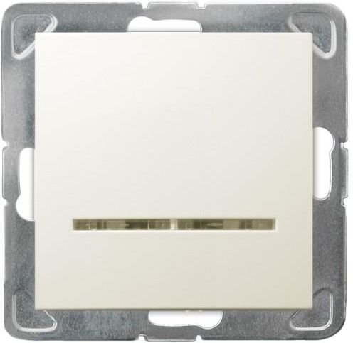 Ospel Łącznik pojedynczy Impresja z podświetleniem ecru (ŁP-1YS/m/27)