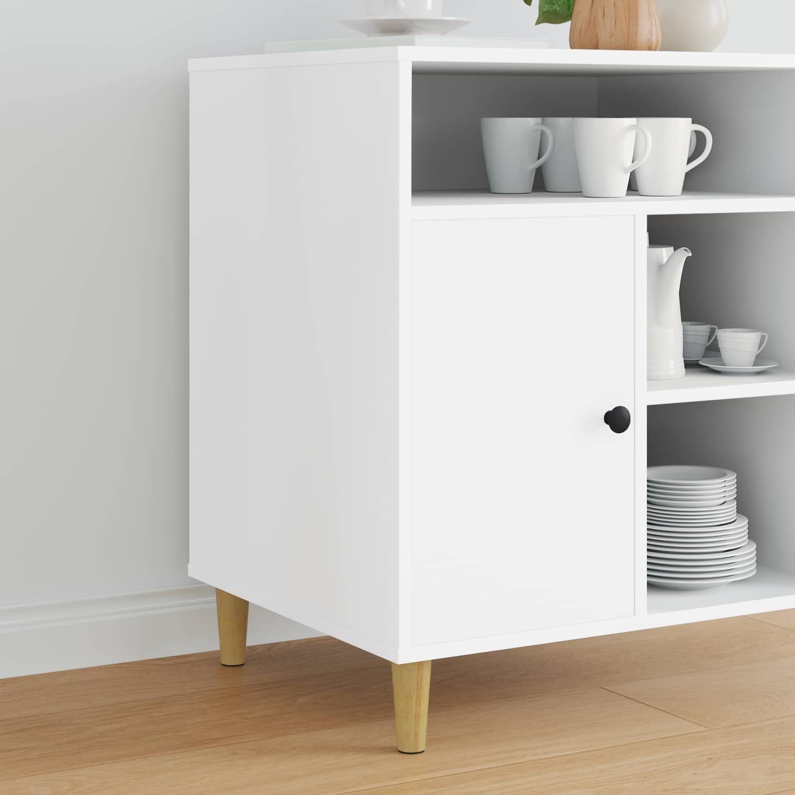 vidaXL Nóżki meblowe 2 pcs Brązowy 44 x 100 mm