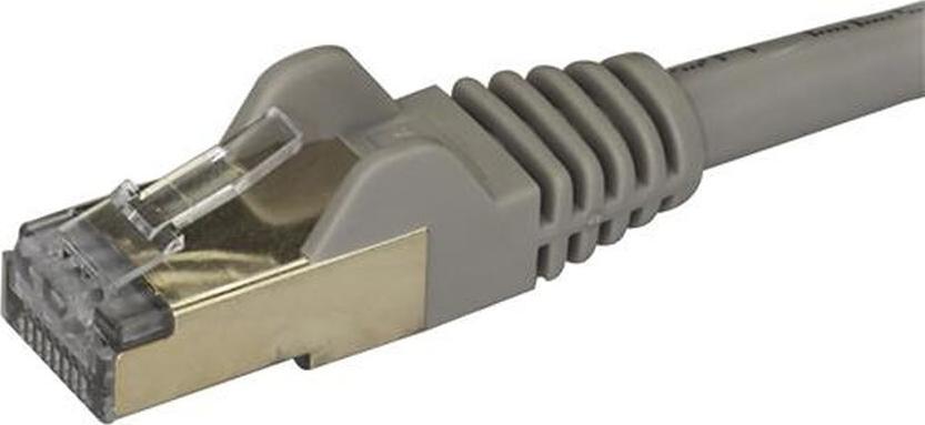 StarTech STARTECH.COM 1,5m CAT6a-Kabel - Grau - RJ45-Ethernet-Kabel - Snagless - STP - Kupferdraht - 10 Gbit 6ASPAT150CMGR