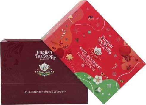 English Tea Shop Prezentowy zestaw herbat Holiday Super Goodness - 3 smaki - 12 piramidek