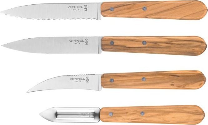 Opinel Opinel Zestaw Essentials Olivewood Box Set