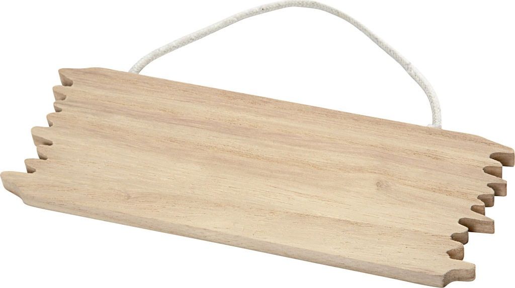 Creativ Company Tabliczka na drzwi z drewna 16x5,5 cm