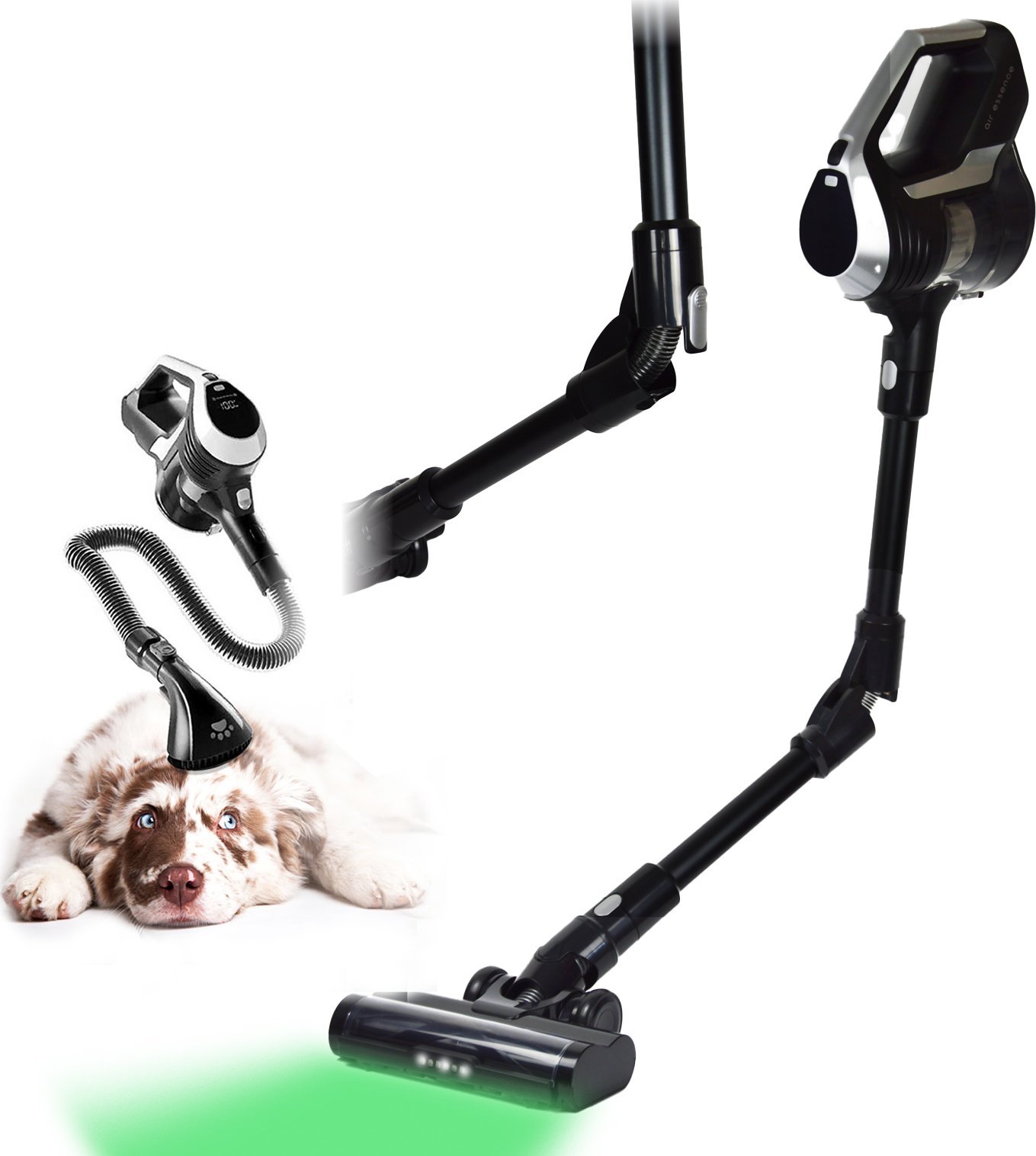 Odkurzacz pionowy Air Essence Air Essence Bise PRO iQFlex bezprzewodowy, pionowy, ręczny odkurzacz