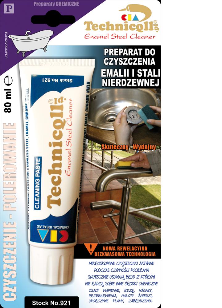 Technicqll Preparat do czyszczenia emalii i stali nierdzewnej 80ml (P-921)