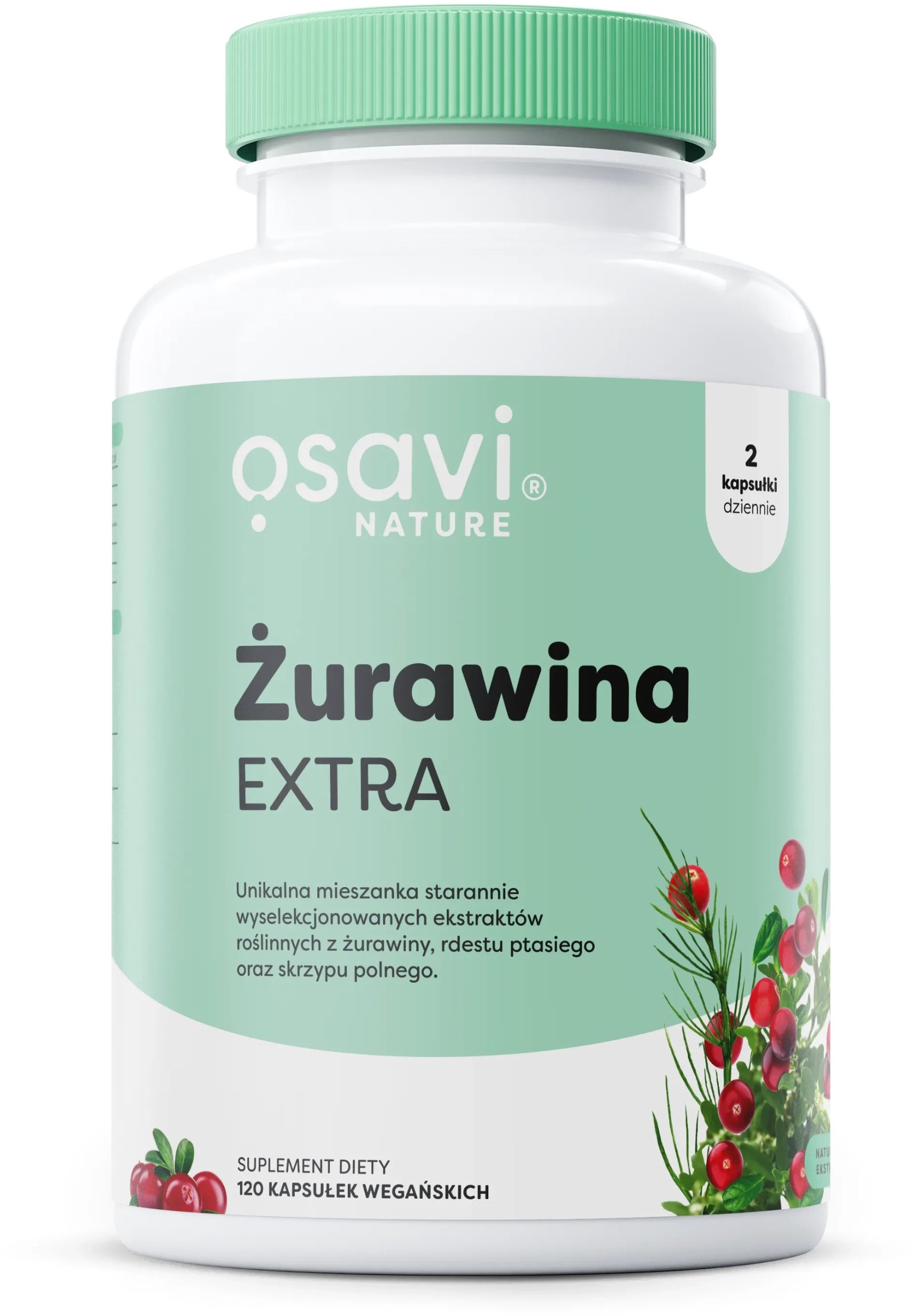 Osavi - Żurawina EXTRA, 120 vkaps