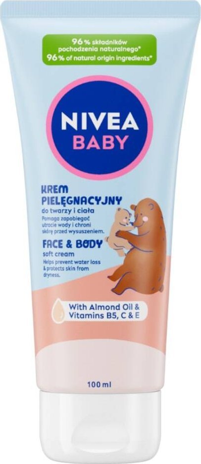 Nivea Baby krem pielęgnacyjny do twarzy i ciała 100ml
