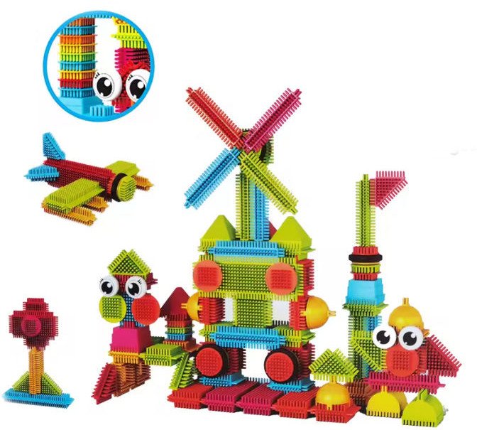 Coil klocki konstrukcyjne zestaw 100el. elementów dla dzieci jeżyki