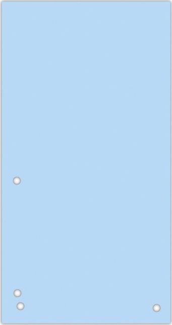 Donau Przekładki DONAU, karton, 1/3 A4, 235x105mm, 100szt., niebieskie