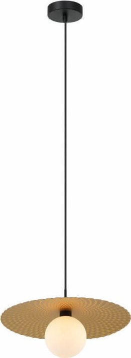 Lampa wisząca Italux Wisząca lampa nowoczesna Malor do jadalni złota biała