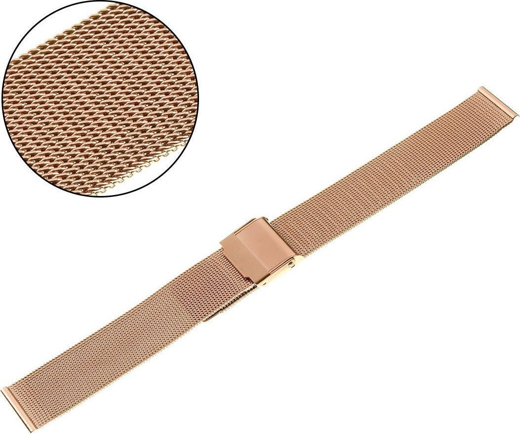 Pacific Bransoleta - siatka PACIFIC - PVD rose gold 14 mm