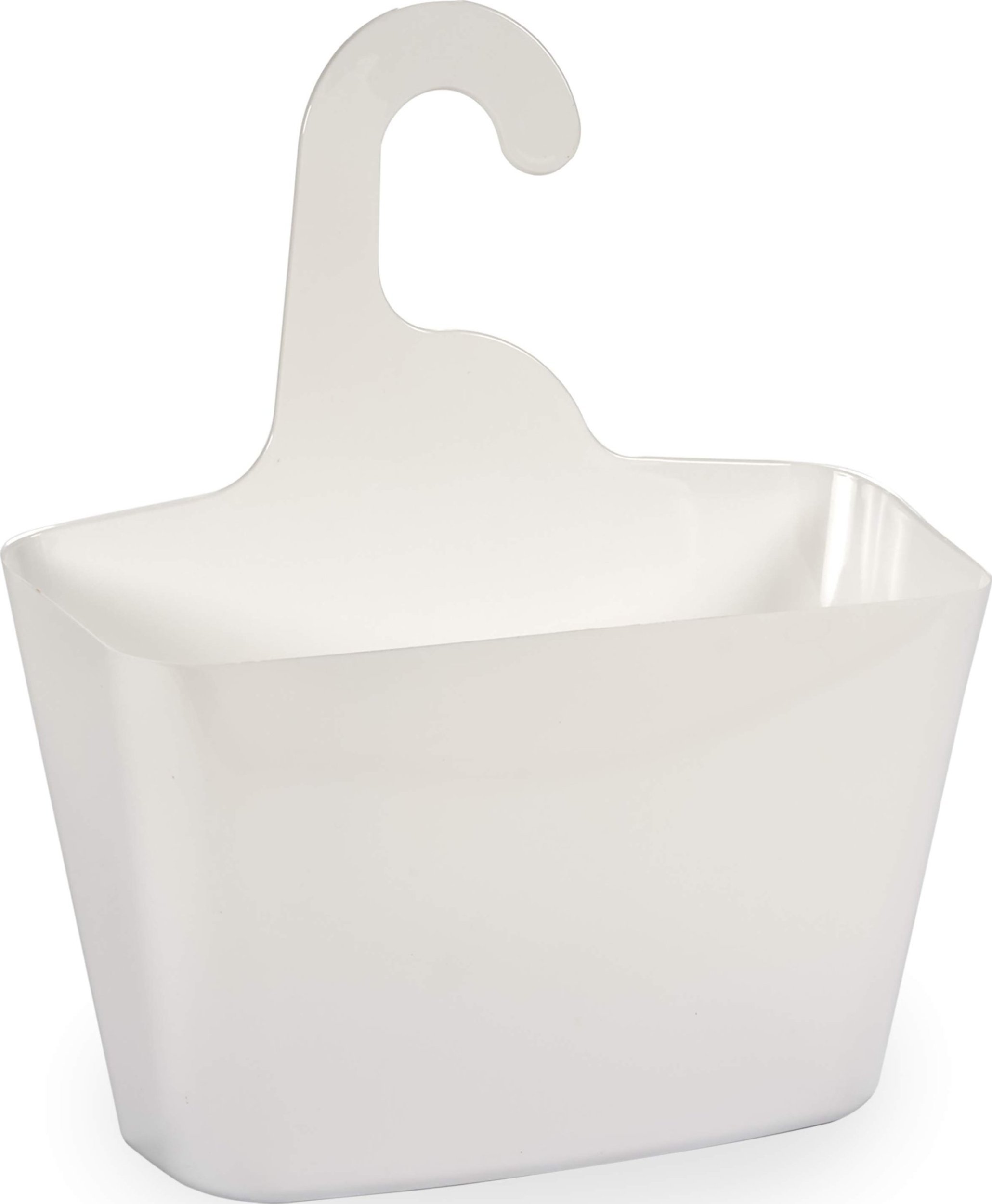 Koszyk prysznicowy Berilo Biały koszyk pod prysznic, 14,5 x 28 x 31,5 cm