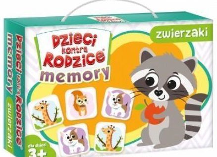 Kangur Dzieci kontra rodzice. Memory Zwierzaki (223210)