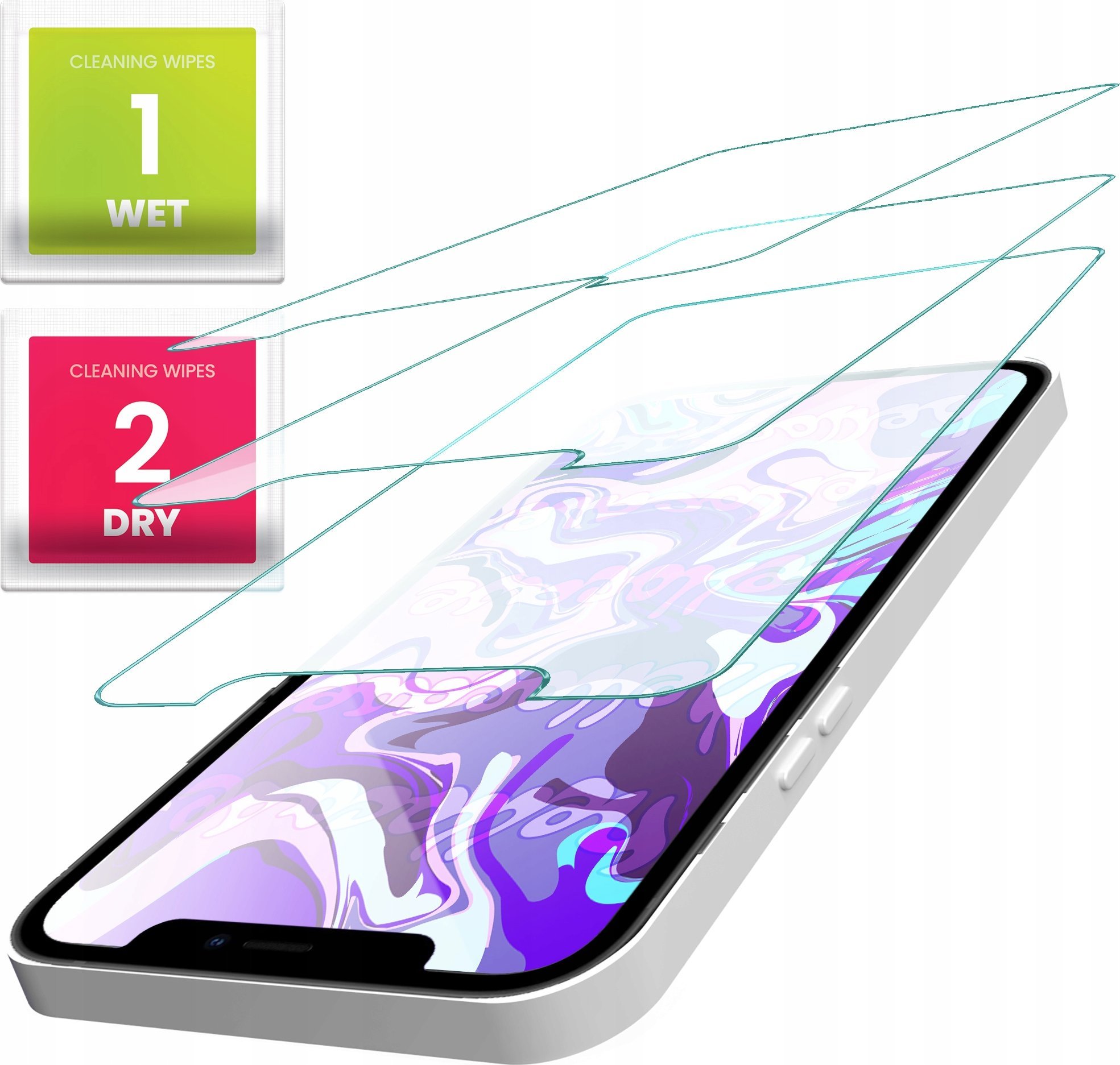 Hello Case 3-PAK Szkło Hartowane do Iphone X / Xs / 11 Pro (szybka 9H, płaskie 2.5D)