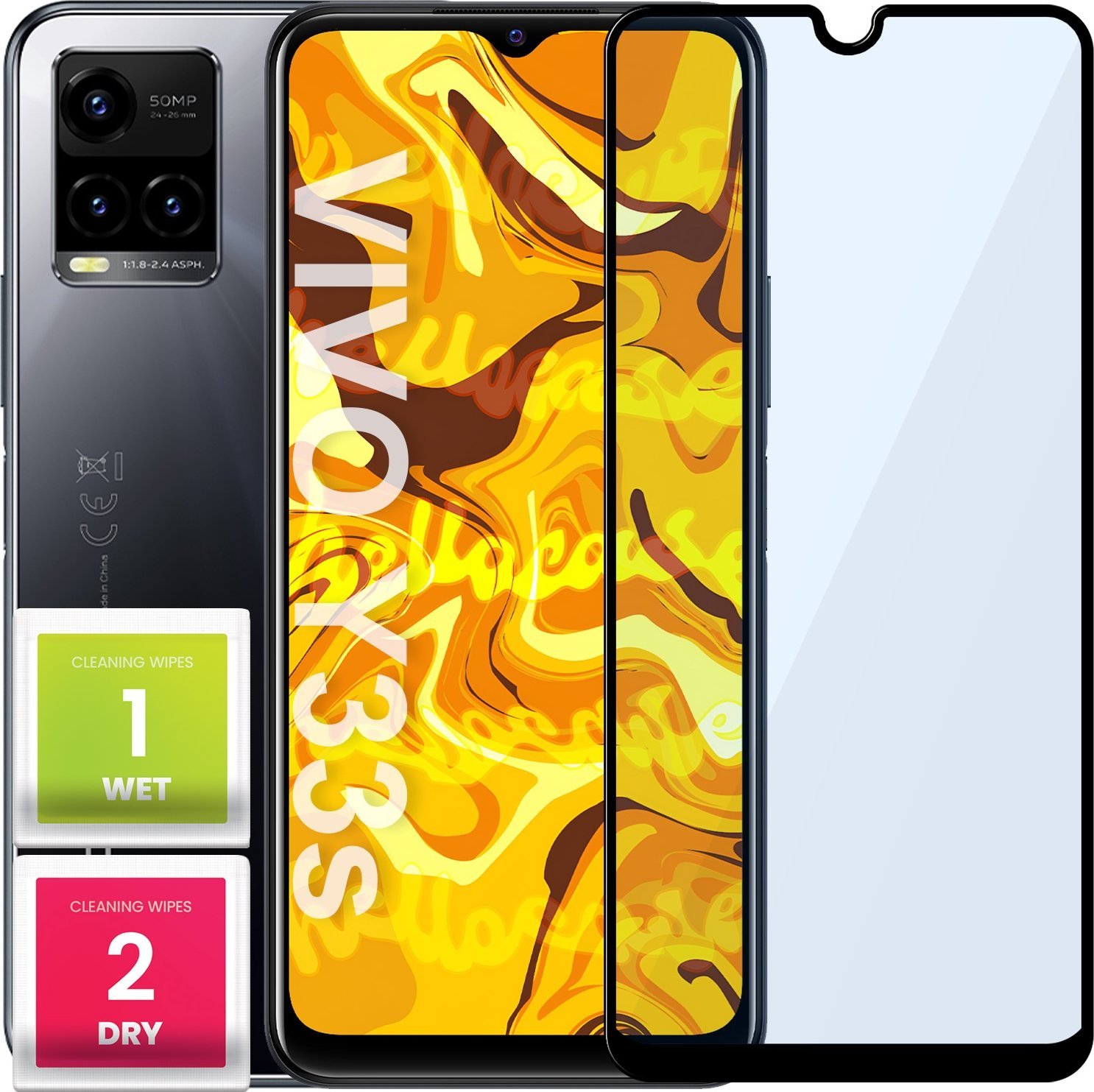Hello Case SZKŁO HARTOWANE DO Vivo Y21 / Y21s / Y22 / Y22s / Y33 / Y33S / Y35 PEŁNE