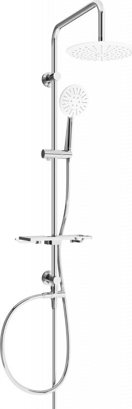 Zestaw prysznicowy Mexen Mexen T67 kolumna prysznicowa chrom/biała - 798676793-00