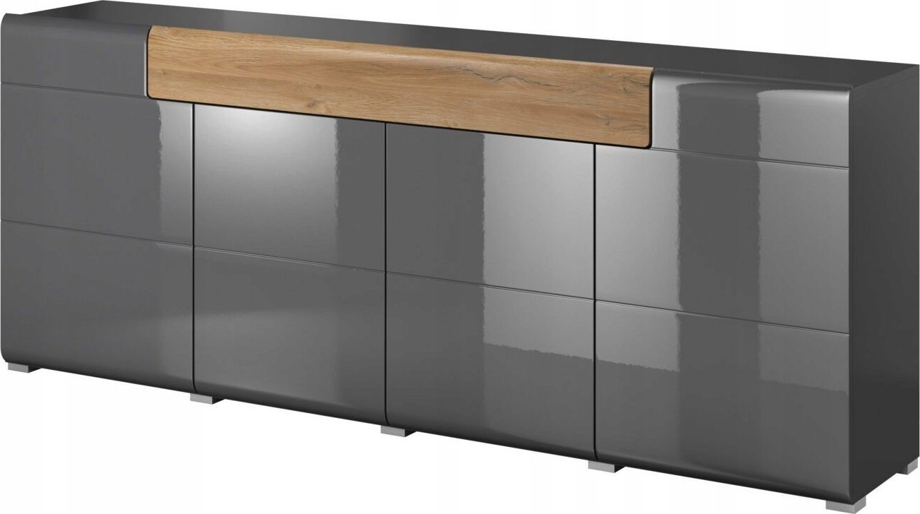 Helvetia Komoda Toledo 208 x 39 x 83cm antracyt