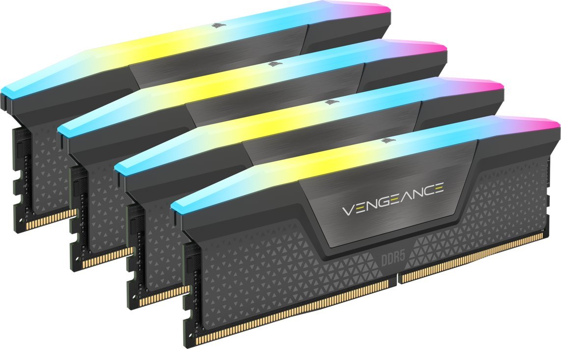 Pamięć Corsair Vengeance RGB, DDR5, 64 GB, 5600MHz, CL36 (CMH64GX5M4B5600Z36)