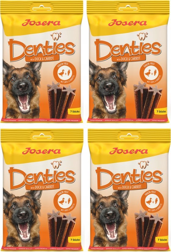Josera Denties z kaczką i marchewką 4 x 180g