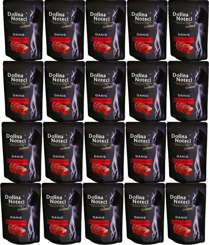 Dolina Noteci Dolina Noteci Premium Sterilised Wołowina 20x85 g