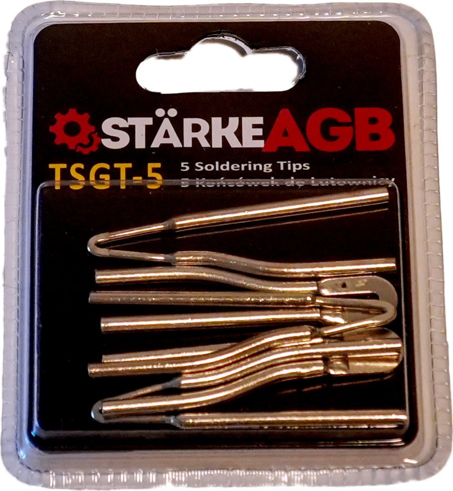 HurthAG Zestaw 5 grotów do lutownicy transformatorowej StarkeAGB