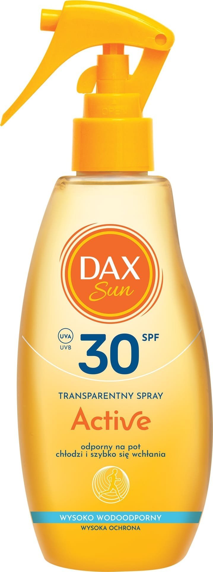 DAX Sun Transparentny spray ochronny Active SPF 30 200 ml