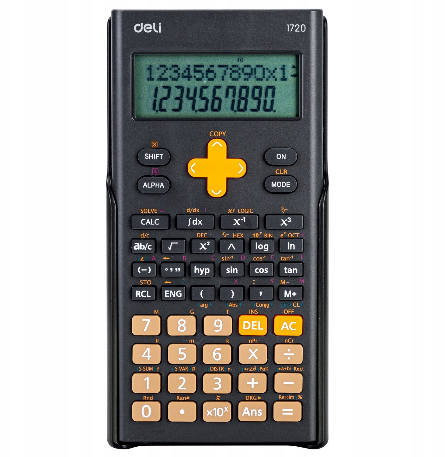 Kalkulator Deli Kalkulator naukowy ciemnoszary