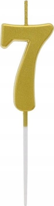 GoDan Świeczka piker B_C Cyferka7 met/złot BH-SPZ7 75974