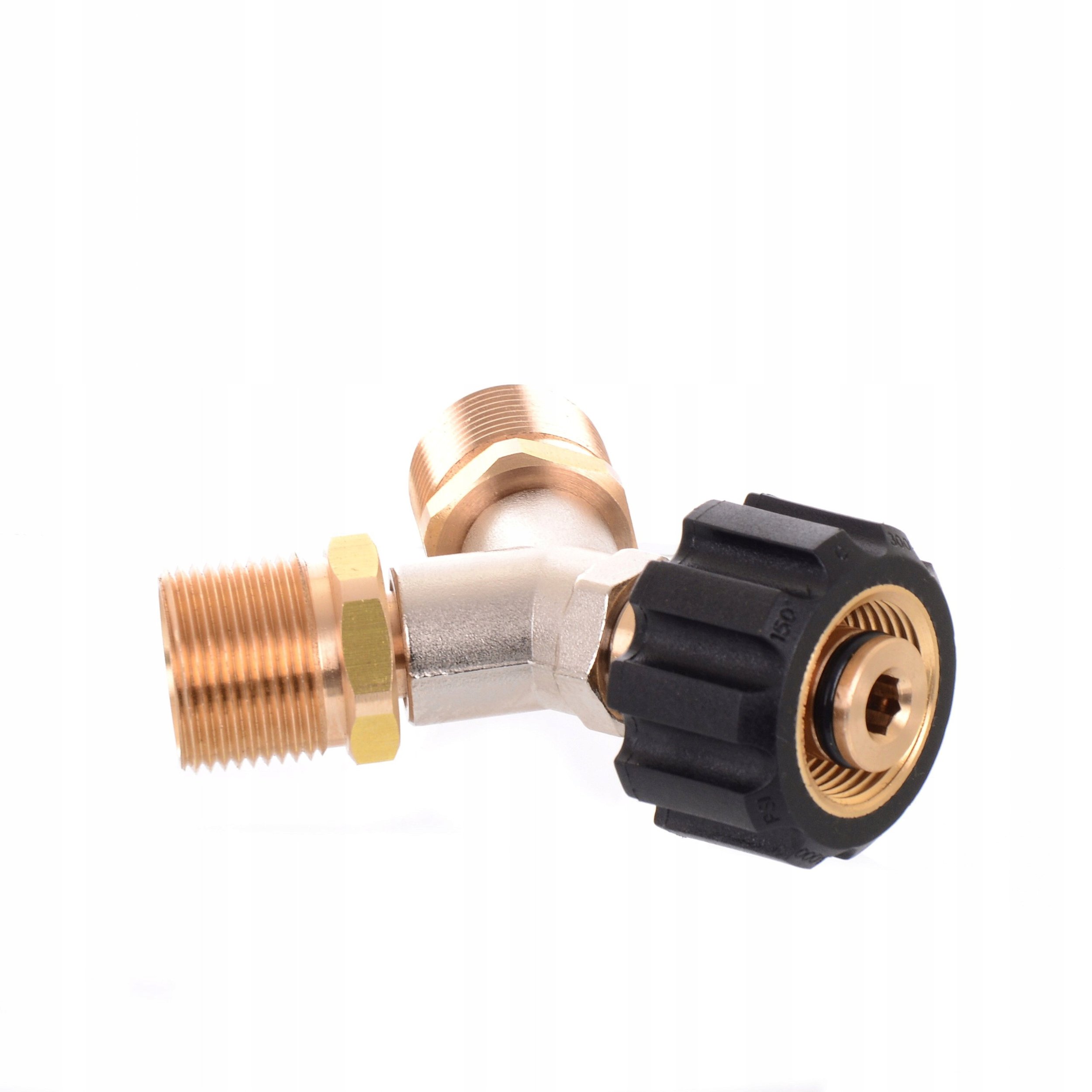 TRÓJNIK Mosiężny rozdzielacz węża lancy pistoletu do myjki KARCHER