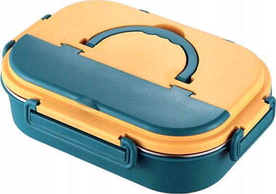 Lunchbox śniadaniówka do szkoły do pracy stal niedrzewna kolory