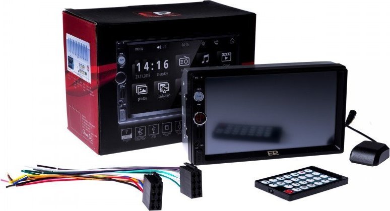 Radio samochodowe Einparts Automotive RADIO SAMOCHODOWE 2DIN GPS + PILOT 4x60W JAKOŚĆ