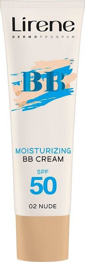 Lirene BB nawilżający krem koloryzujący SPF50 02 Nude 30ml