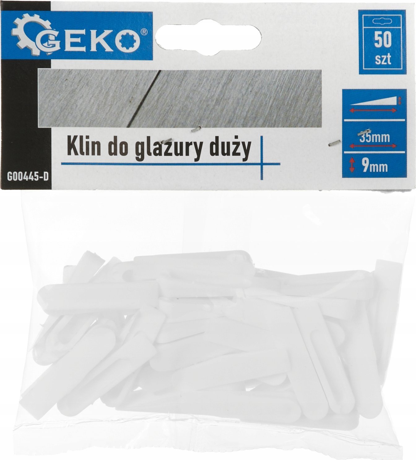 Geko Klin do glazury mały - 5,0mm - op.100szt (100)