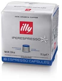 Illy Lungo 18 porcijas - Kafijas kapsulas Longo