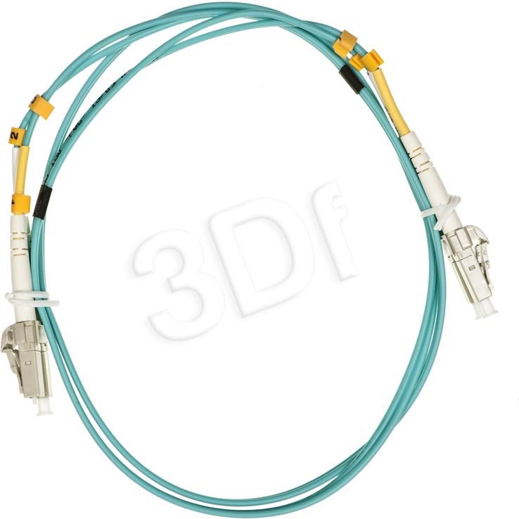 Alantec FO Patch cord MM OM3 LC-LC duplex 50/125 1.0m (FOC-LCLC-5MMD-3-1)