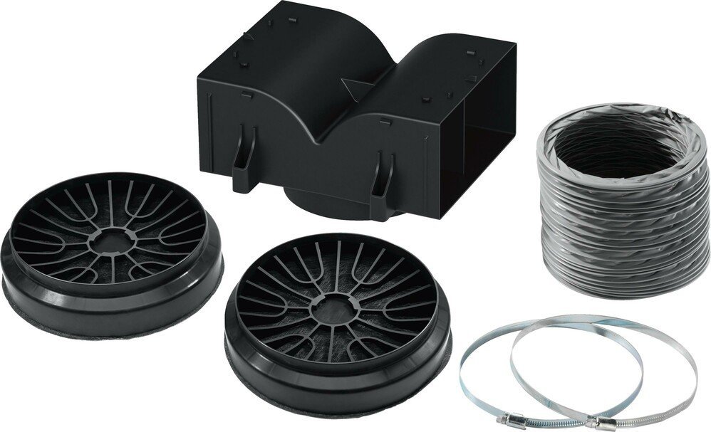 Bosch Bosch DWZ1EK1U1, Recirculation module, Black, Grey, Bosch, 1.7 kg, 1 pc(s), 260 mm