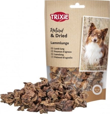 Płuca jagnięce suszone, przysmak, dla psa 80g