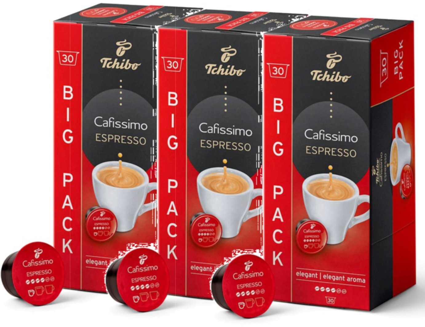 Tchibo Kapsułki Cafissimo Espresso Elegant Aroma 3x30 szt.
