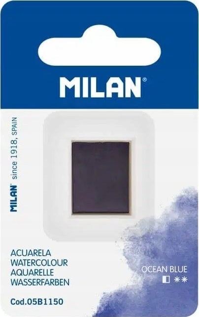 Teka Farba akwarelowa w kostce błękit oceanu MILAN