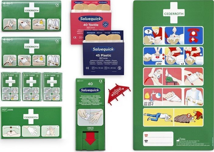 Cederroth Specjalistyczny zestaw uzupełniający do apteczki Cederroth 190900