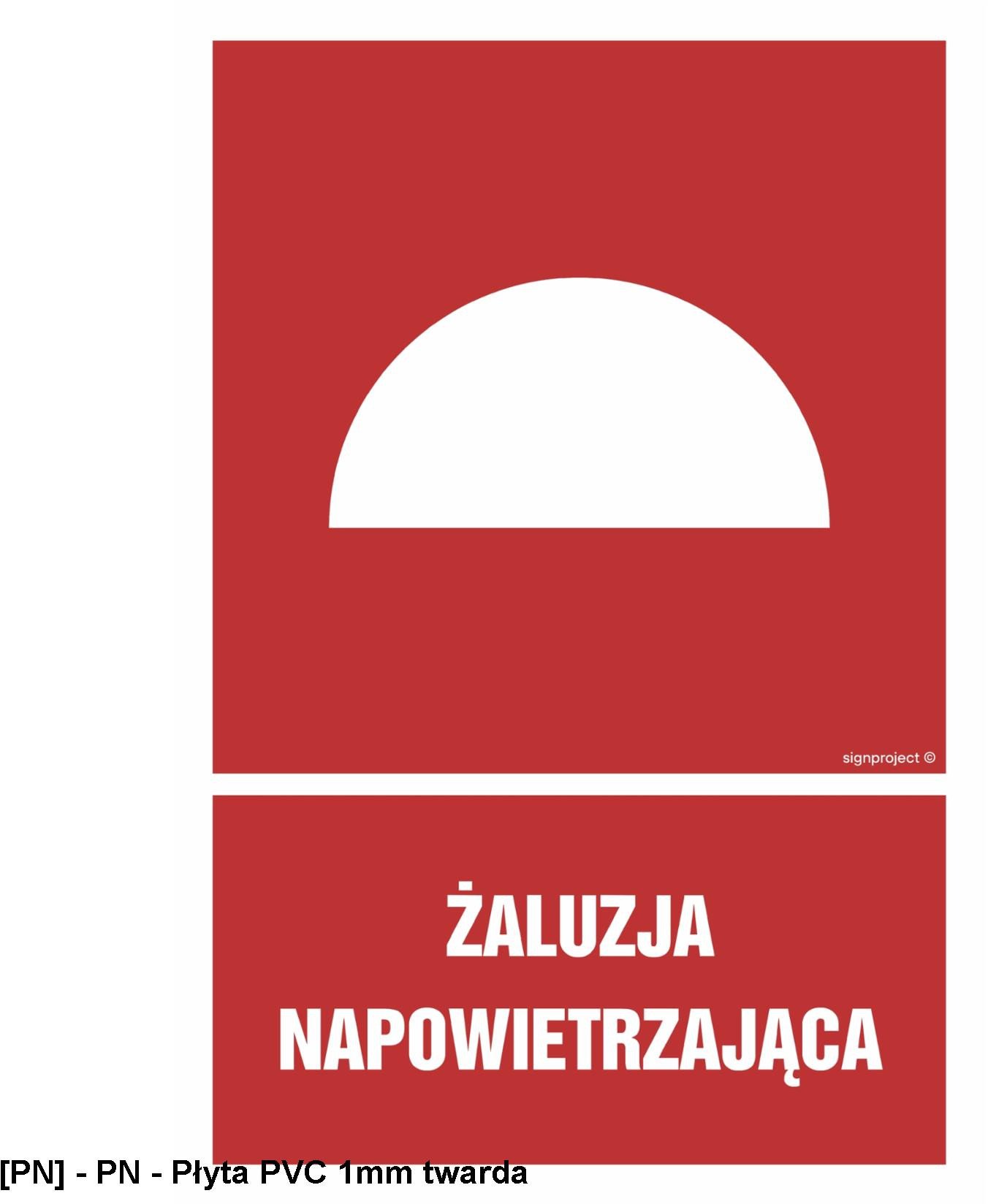 BC065 - Żaluzja napowietrzająca 350x518