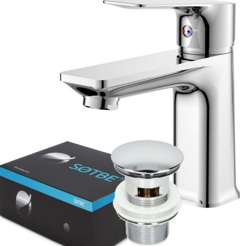 Bateria umywalkowa Sotbe Nea stojąca chrom (NEA-SSS-60253518)