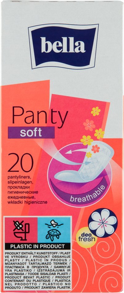 Bella Panty Soft Deo Fresh Wkładki, 20 sztuk