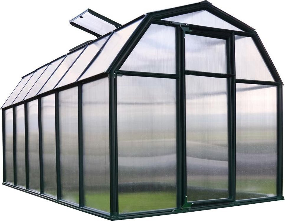 vidaXL Rion Szklarnia plastikowa SMART 37 Zielony 449x204x198 cm bez podstawy