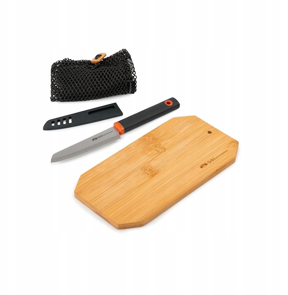 Santoku Prep Set, Grey, Natural